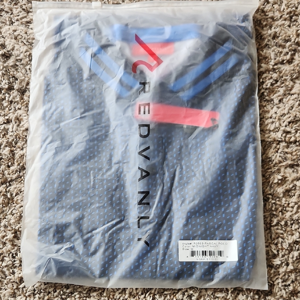 Redvanly Men's Navy Polo Shirt